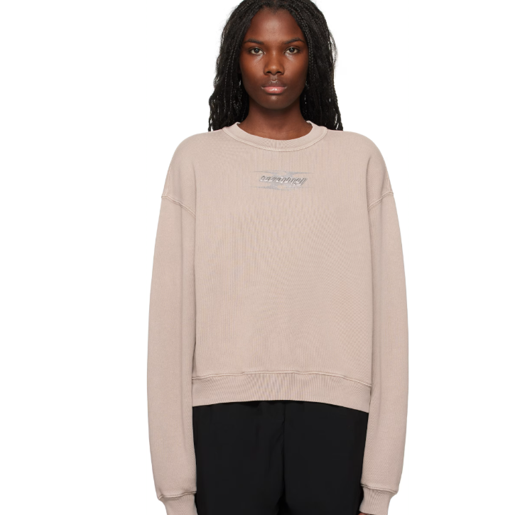 alexanderwang.t 灰褐色 Blade Logo-Embossed 套头衫