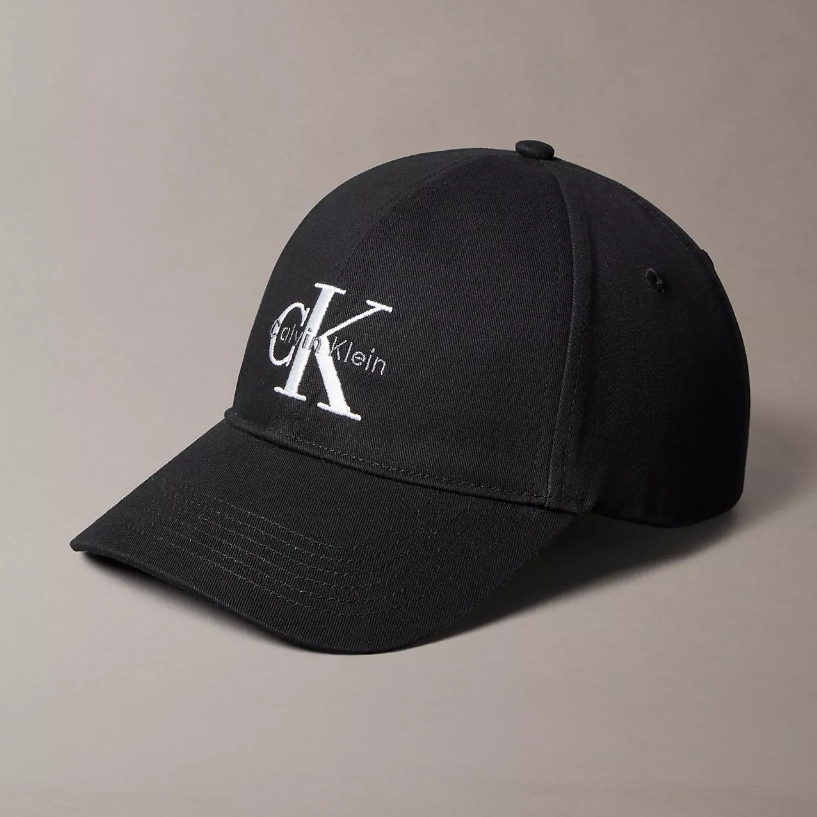 变相7.5折！Calvin Klein 黑色经典徽标棒球帽