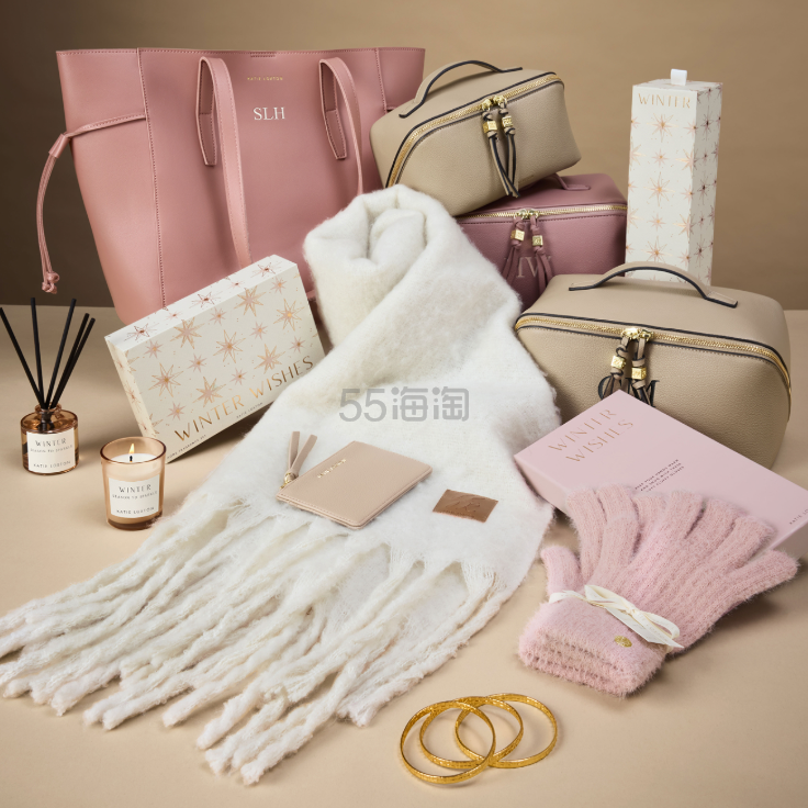 Katie Loxton US：节日送礼指南 心形手链$36、粉色首饰盒$59