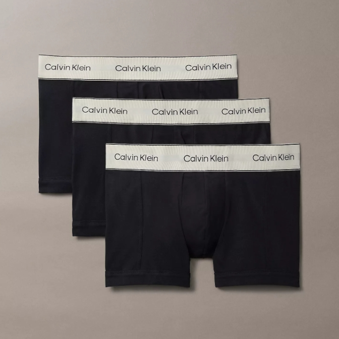 Calvin Klein Heritage 棉质弹力徽标内裤 3条装