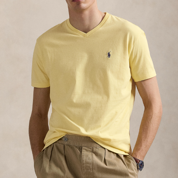 码数较全！Polo Ralph Lauren 拉夫劳伦V领短袖