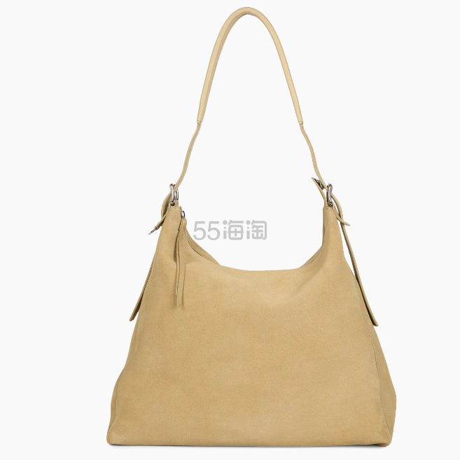 白敬亭同款！Lemaire Belted 麂皮Hobo包