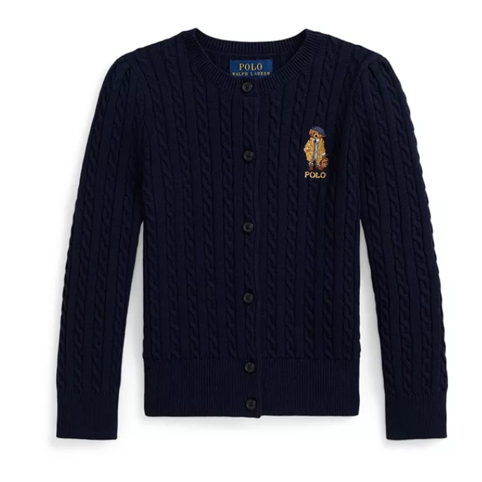 Polo Ralph Lauren 拉夫劳伦小童款小熊印花开衫