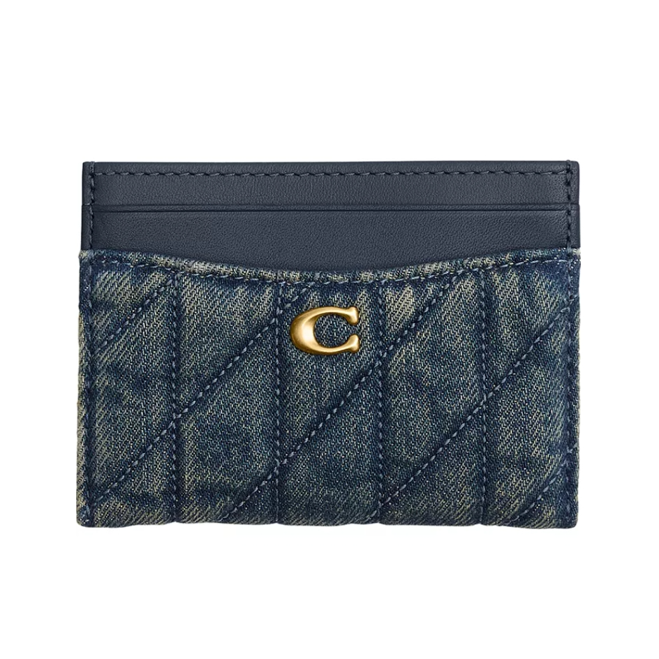 上新！Coach 蔻驰牛仔卡包