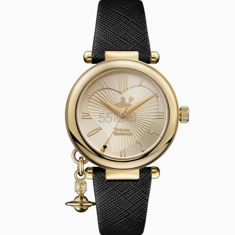 之前£185！Vivienne Westwood 西太后36mm黄金女士腕表