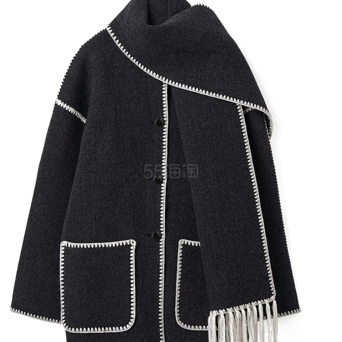 Lisa 同款！Toteme 围巾夹克