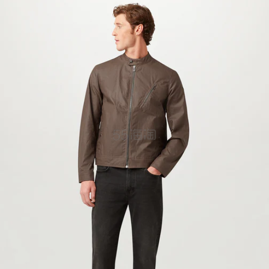 上新！Belstaff Sideline 咖啡色骑士夹克