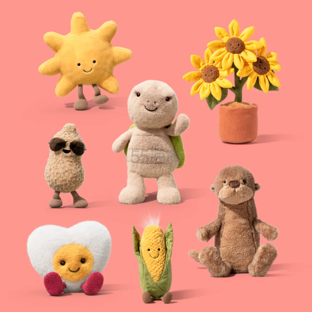 Harrods APAC：Jellycat热卖专区 入手捧花、天空龙挂件等