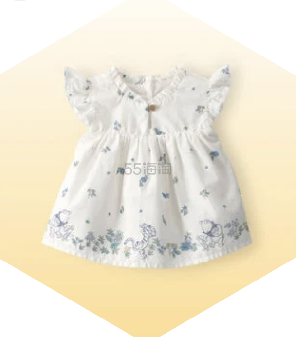 Carter's Winnie the Pooh 小熊印花连衣裙