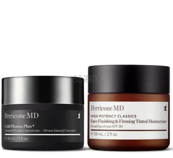 Perricone MD 冷离子精华液30ml+紧致润肤霜59ml