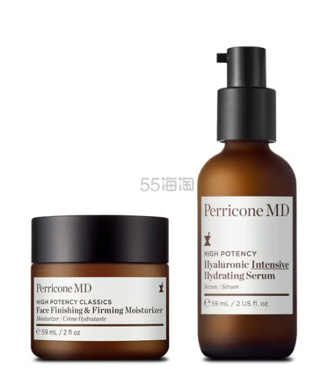 Perricone MD 高效透明质酸密集保湿精华液+保湿霜套装