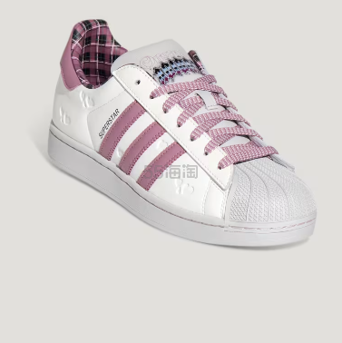 adidas 情人节限定粉色运动鞋