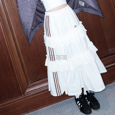 欧阳娜娜同款！adidas 半身裙