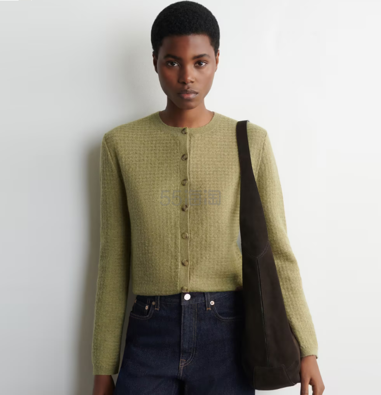 COS 马海毛混纺针织开衫