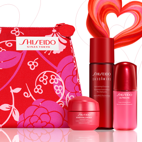 Shiseido 资生堂：情人节护肤大促 满赠更新
