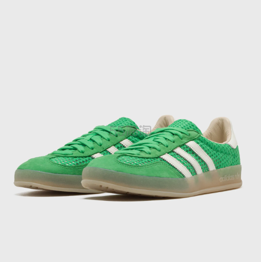 ADIDAS 阿迪达斯 GAZELLE INDOOR 绿色运动鞋