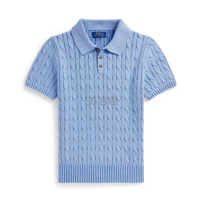 Polo Ralph Lauren 拉夫劳伦大童款Polo领针织短袖毛衫