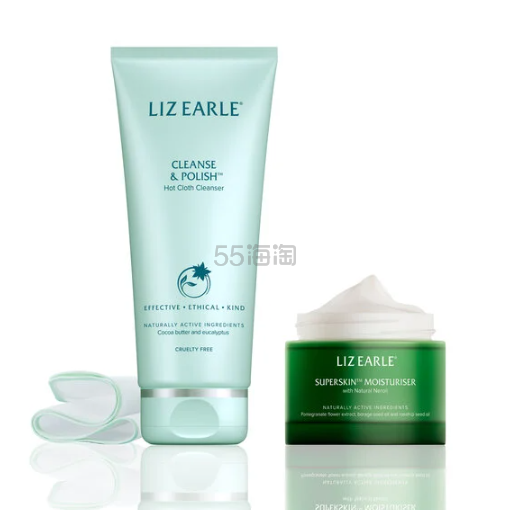 Liz Earle 洁面+橙花润肤霜组合