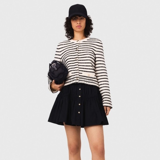 Maje 亮片羊毛开衫