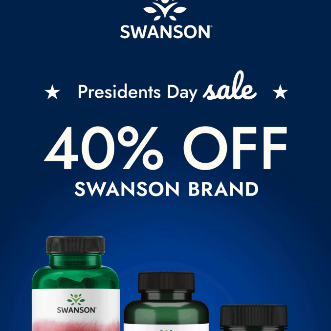 Swanson Health：总统日大促 自营膳食补充剂特惠 复合B族、益生菌、钙片