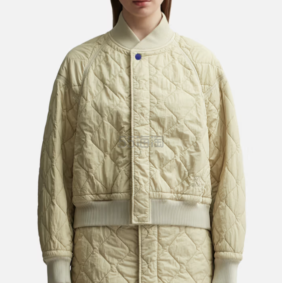 蒋勤勤同款！Burberry 尼龙绗缝飞行夹克