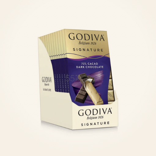 Godiva 72% 黑巧克力套装，12件装