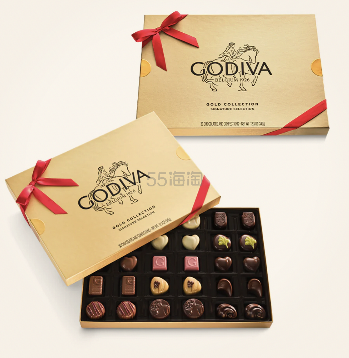 Godiva 经典巧克力礼盒，两盒装