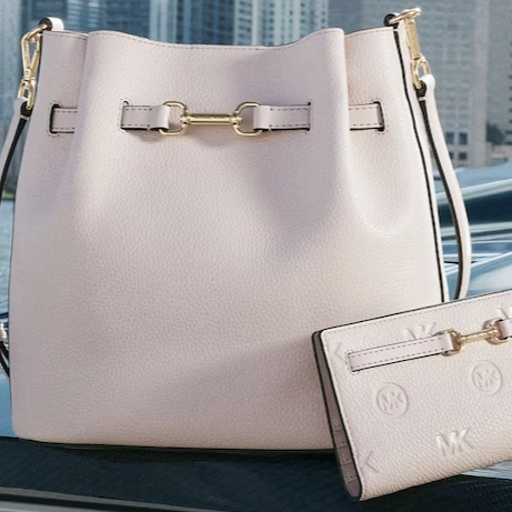 Michael Kors美网：奥莱区春日上新热卖！Jet Set 大号 Pebbled 挎包$65