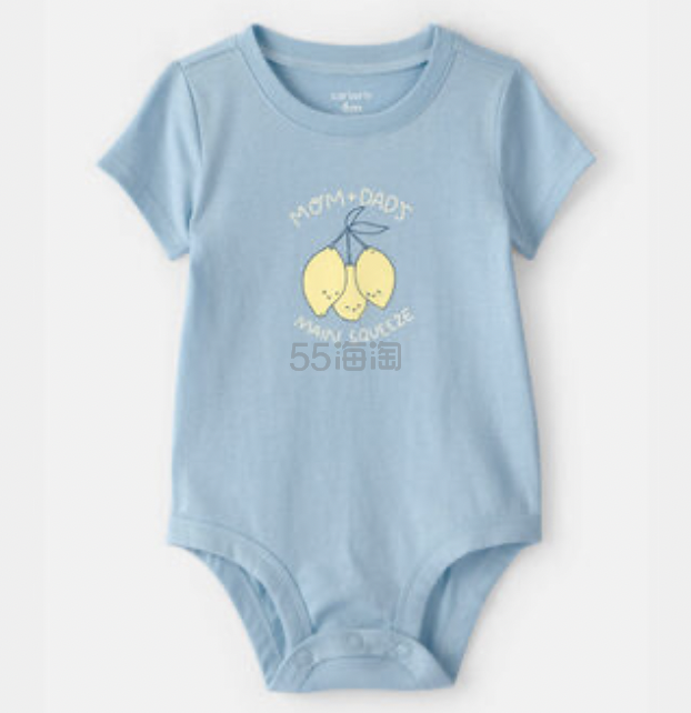 Carter's 柠檬印花包屁衣