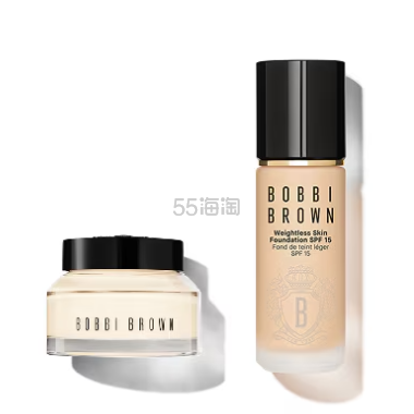 Bobbi Brown 橘子面霜+轻雾粉底