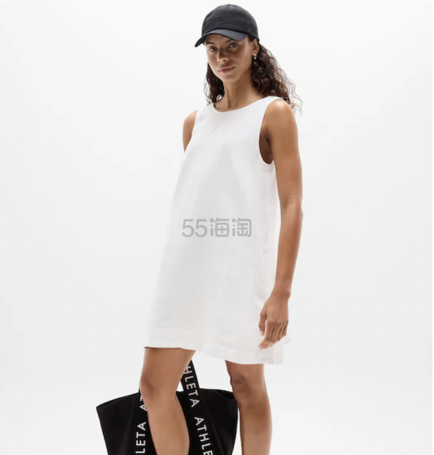 Athleta Retreat 亚麻连衣裙