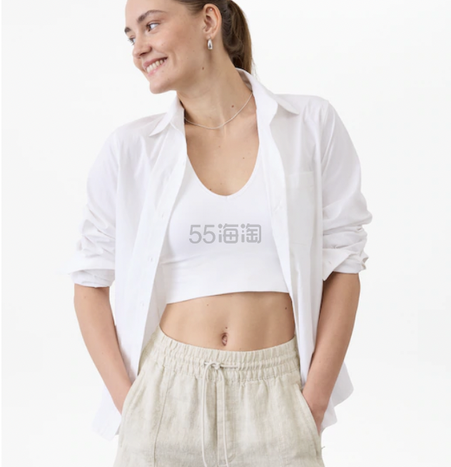 Athleta Retreat 亚麻衬衫