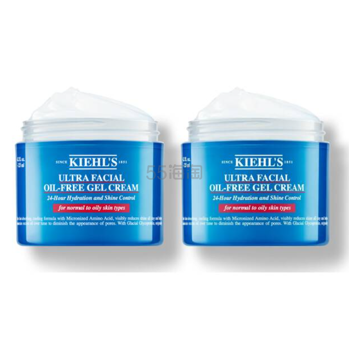 Kiehl's 超强保湿无油面霜 50ml*2