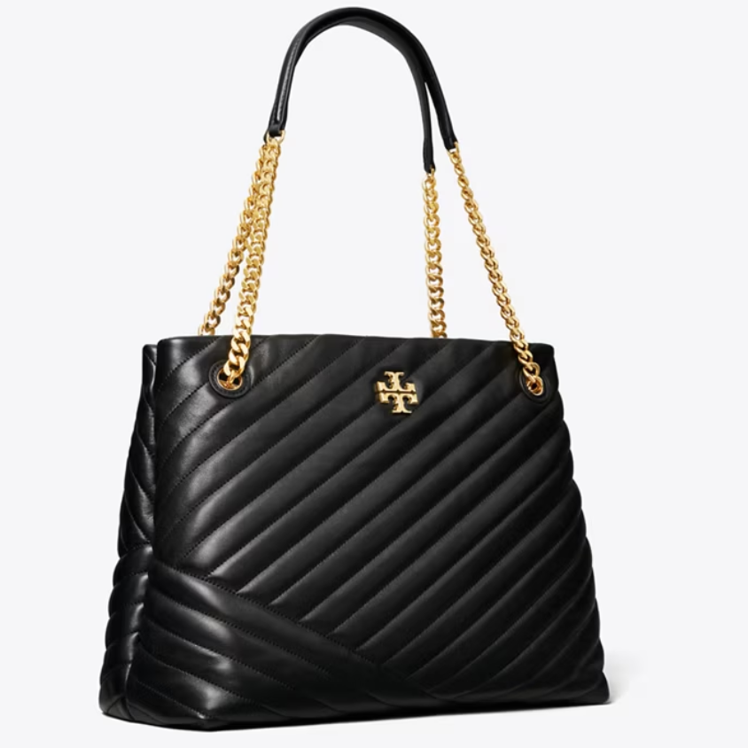 即将断货！Tory Burch 汤丽柏琦 Kira 斜纹托特包