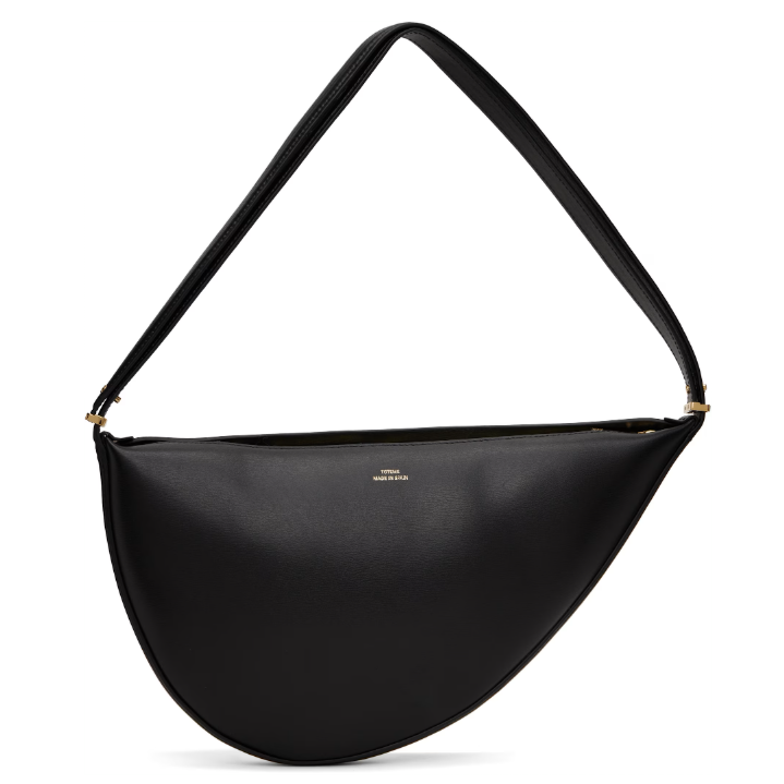 Toteme  黑色皮革单肩包