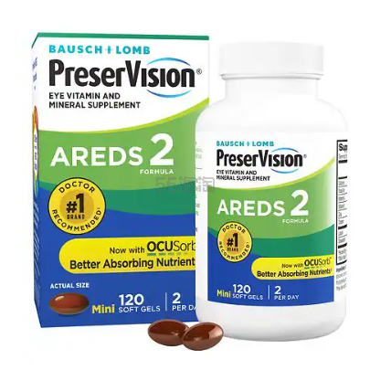 第2件半价!PreserVision AREDS 2 眼部维生素补充剂