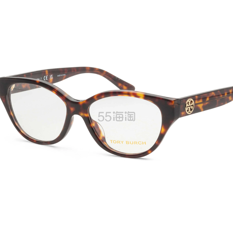 Tory Burch 汤丽柏琦棕色猫眼镜框