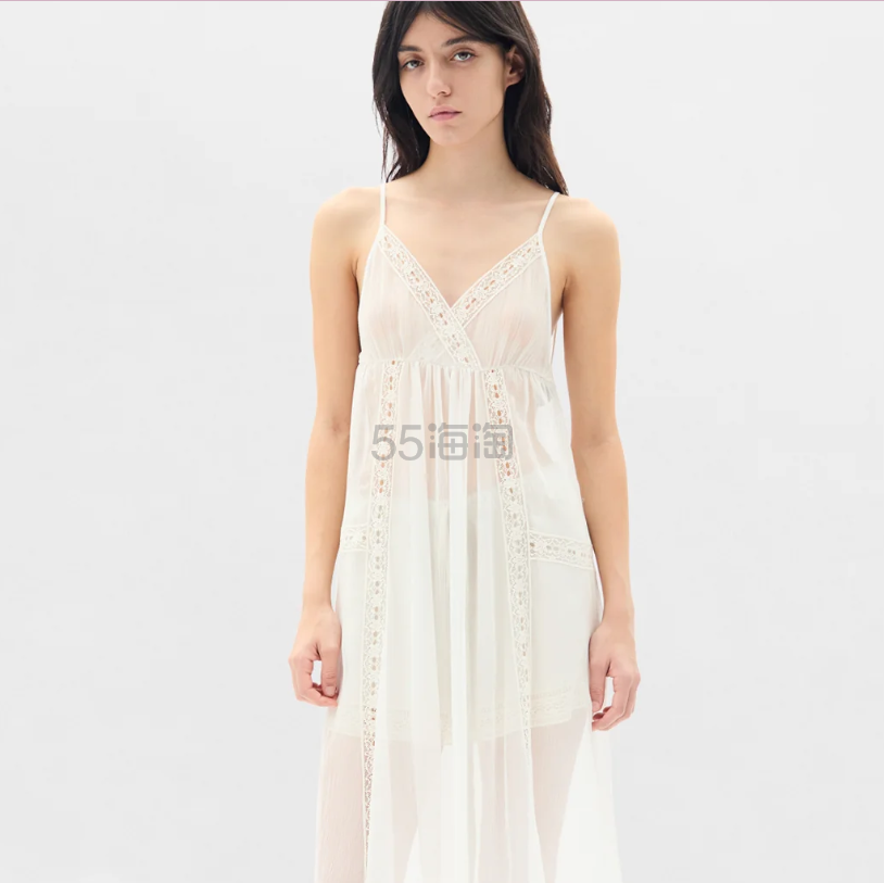 Ann Demeulemeester Elen Negligé 中长连衣裙