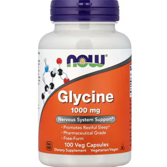 NOW Foods 甘氨酸 100 粒胶囊（每粒胶囊 1000 毫克）