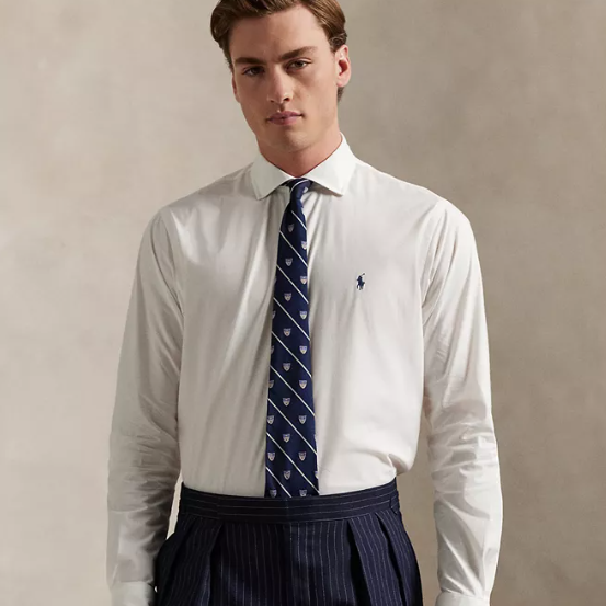 Polo Ralph Lauren 男士经典款弹力府绸衬衫