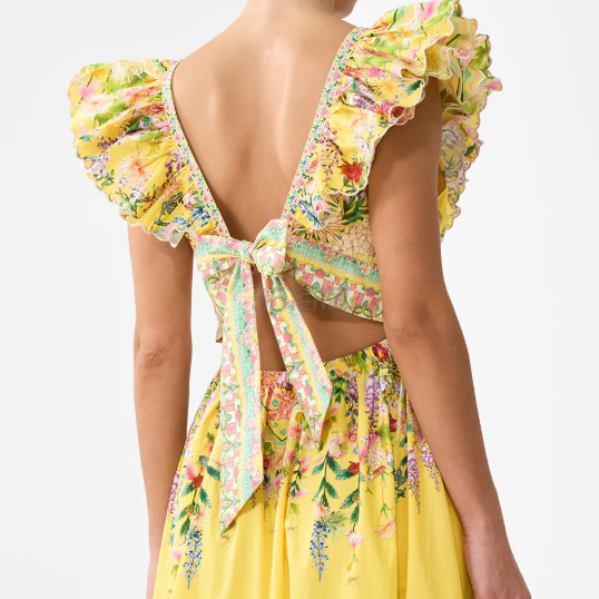 Camilla 荷叶边层叠式连衣裙