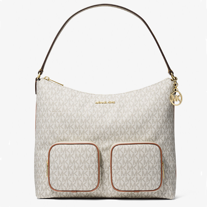 新加入折扣！Michael Kors Merritt 大号老花单肩包