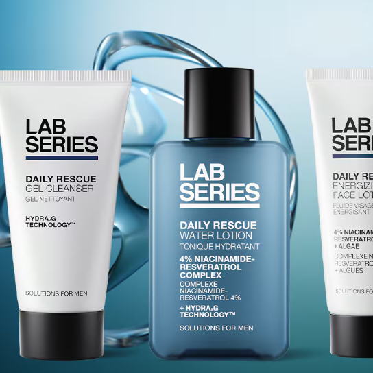 Lab Series：男士护肤大促！入去角质洁面。面霜等