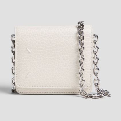 热卖！MAISON MARGIELA 鹅卵石纹皮革钱包