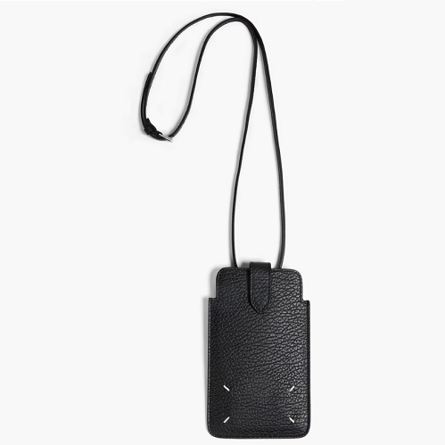 热卖！MAISON MARGIELA 鹅卵石纹皮革手机壳