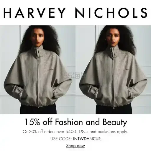 Harvey Nichols US:38节大促!入手加拿大鹅、COACH、三宅一生等
