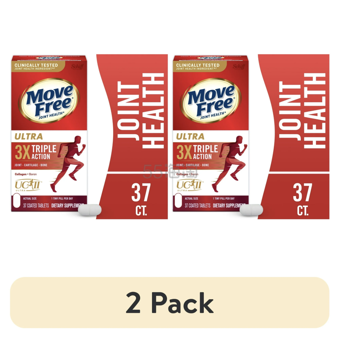 Move Free 骨胶原3倍维骨力 37片*2