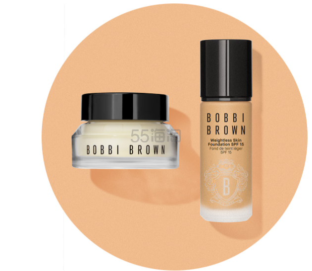 Bobbi Brown 迷你轻盈粉底液+橘子面霜套装
