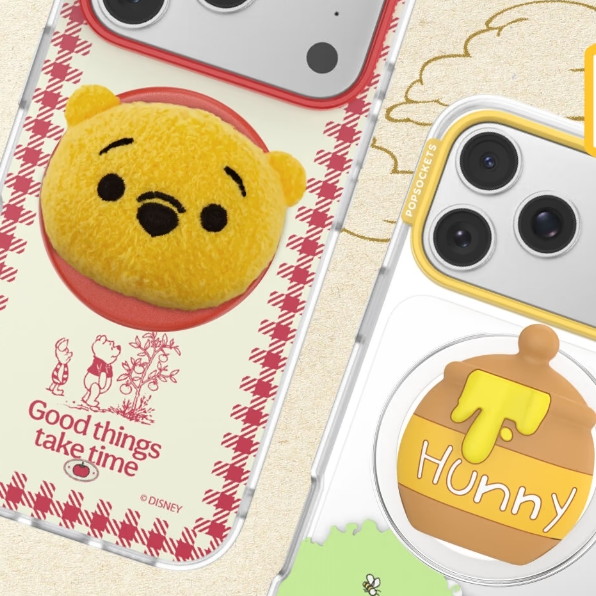 Popsockets 泡泡骚：维尼熊系列手机配饰上新热卖