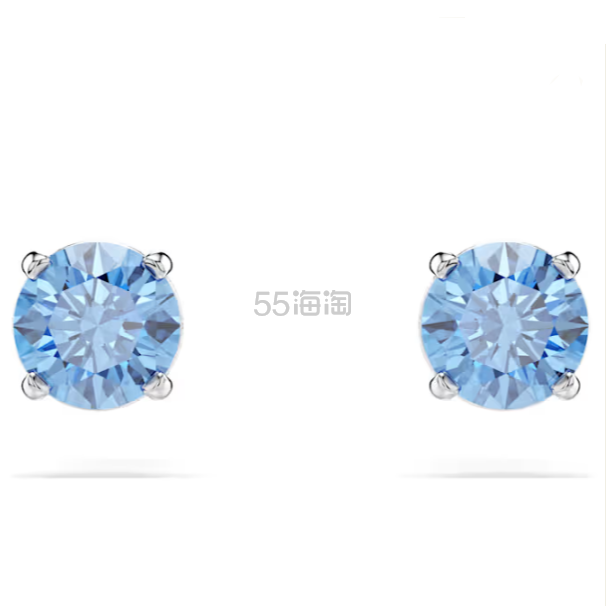 Swarovski 施华洛世奇 蓝钻耳钉